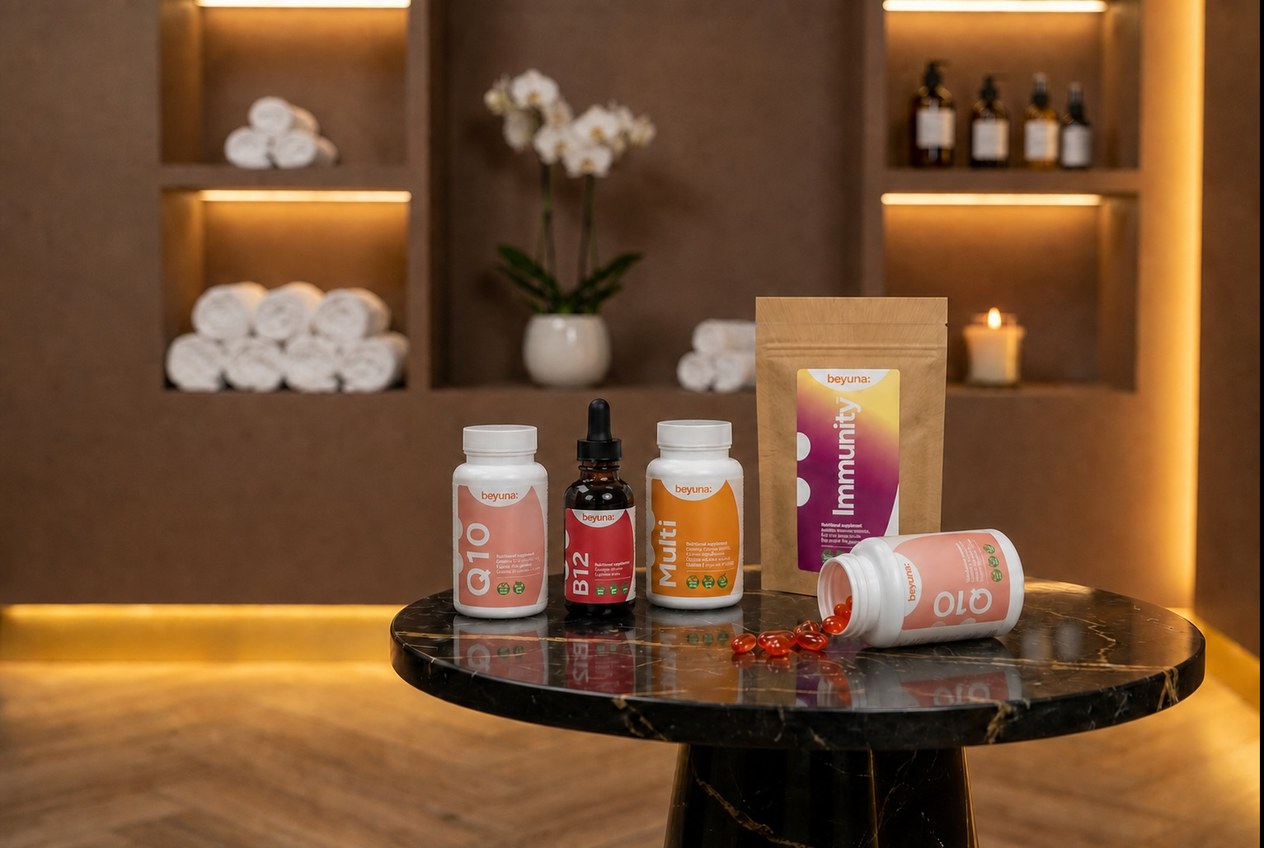 Beyuna supplementen in de studio van Doesjka
