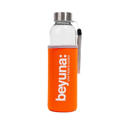 Beyuna glazen waterfles